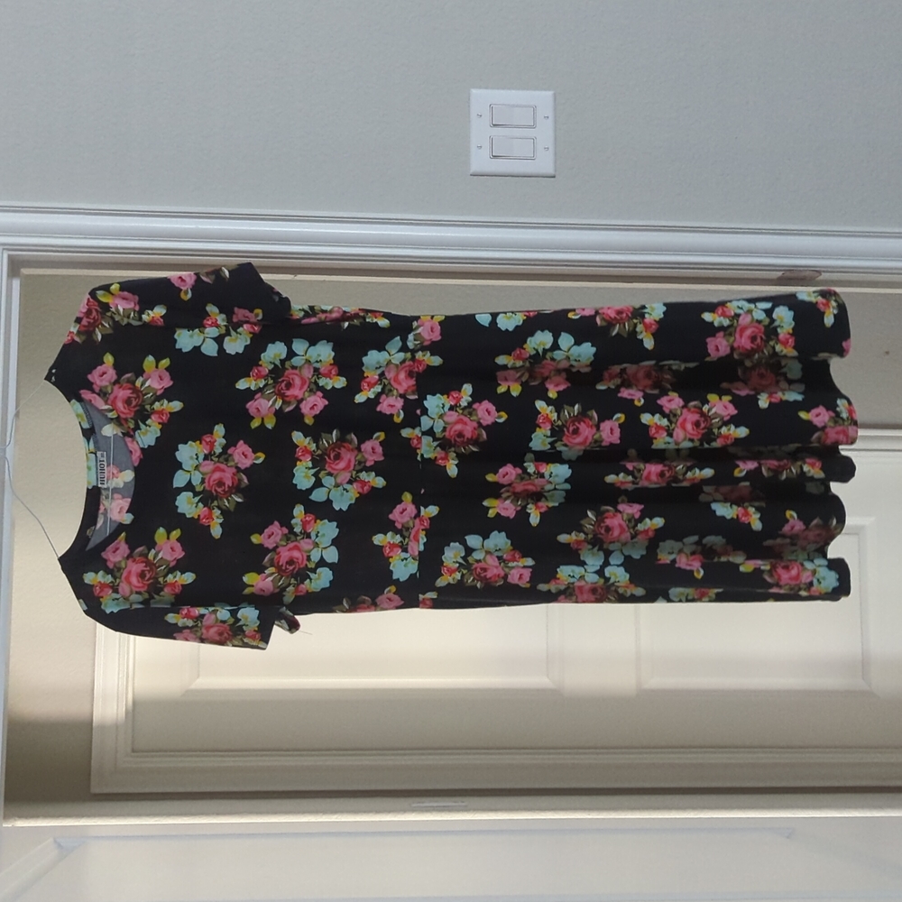 Rose Design Dress
